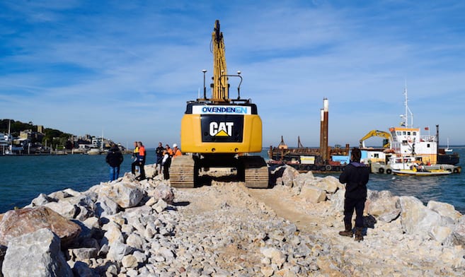 Advisory Committee visit to Cowes Breakwater Sept 2015