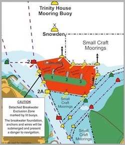 Breakwater Exclusion Zone extended