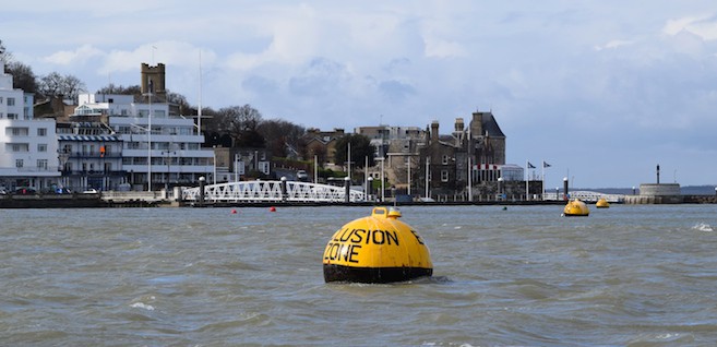 Breakwater Exclusion Zone buoys