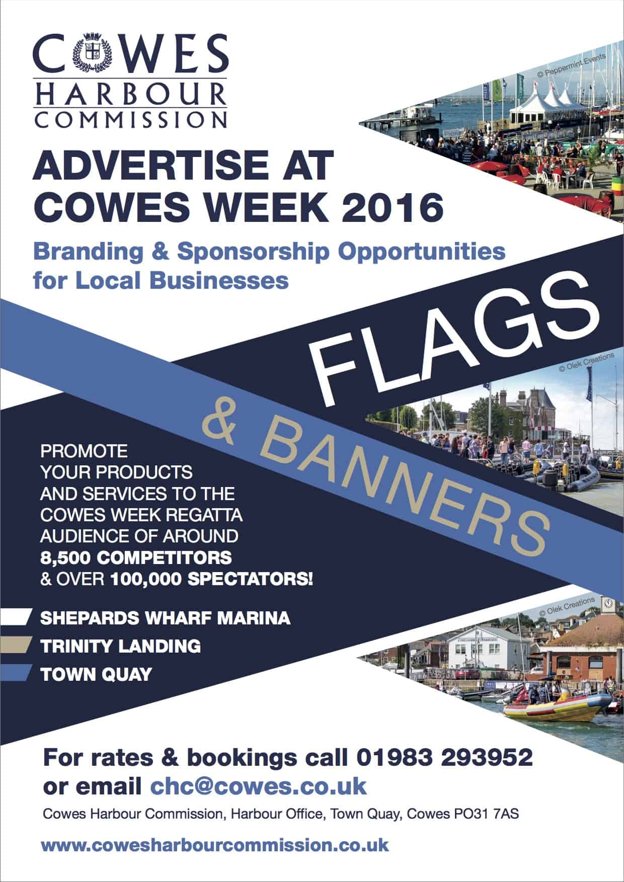 Advertise at Cowes Week 2016