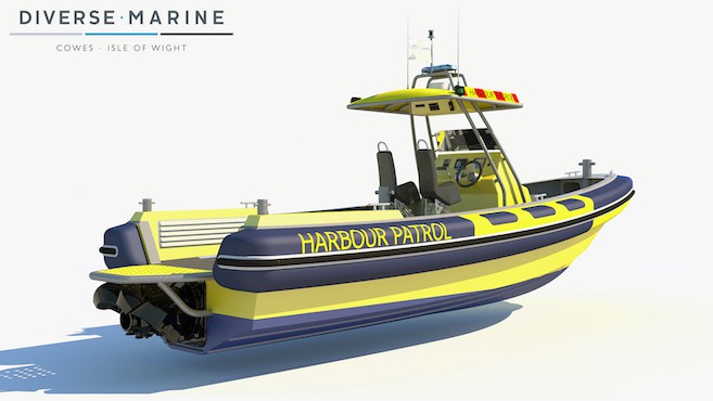 Cowes Harbour Commission sign contract for a 9m Patrol RIB
