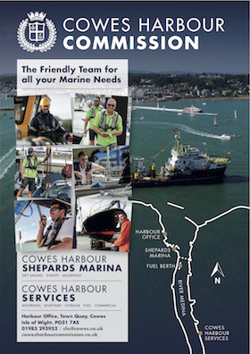 Cowes Harbour Commission advert