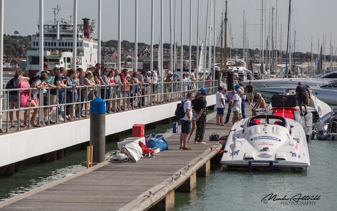 Powerboats at Cowes Yacht Haven - Photo Malc Attrill