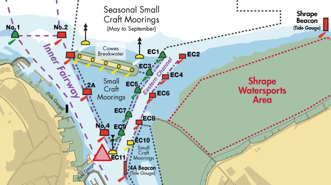 Eastern Channel buoyage and Inner Fairway Precautionary Area