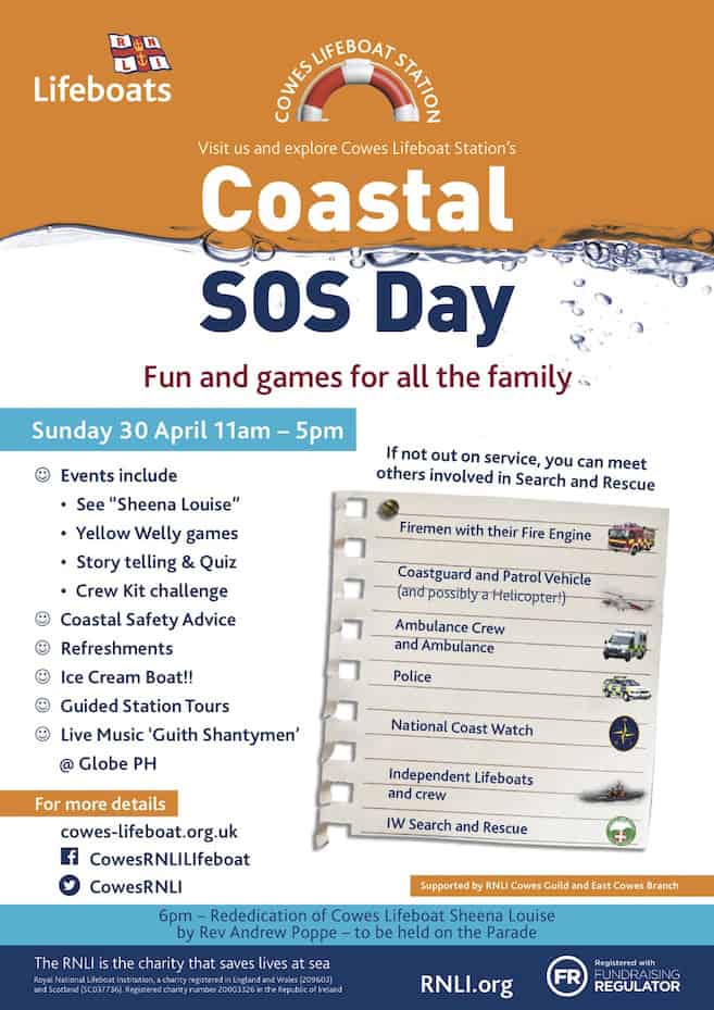 Coastal SOS Day Cowes RNLI