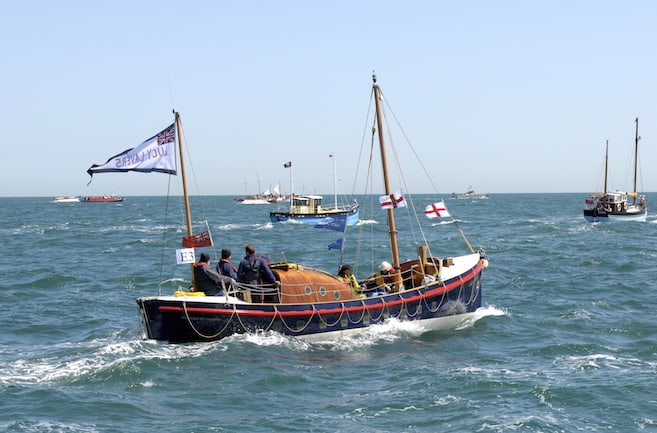 LUCY LAVERS - Aldeburgh No.2 Lifeboat built by Groves and Gutteridge, Cowes. First entered service in 1940 just in time to be called to Dunkirk