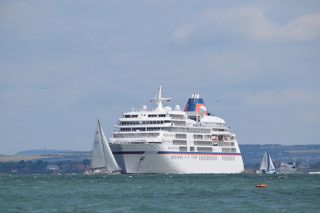 Europa at Cowes