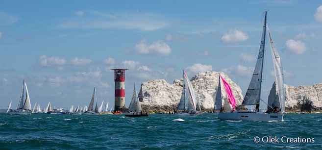 Round the Island Race 2015 Credit Olek Creations