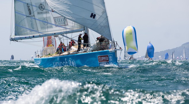 Round the Island Race 2015 Credit Olek Creations