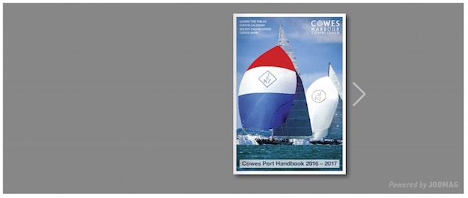 Joomag digital version of Cowes Port Handbook
