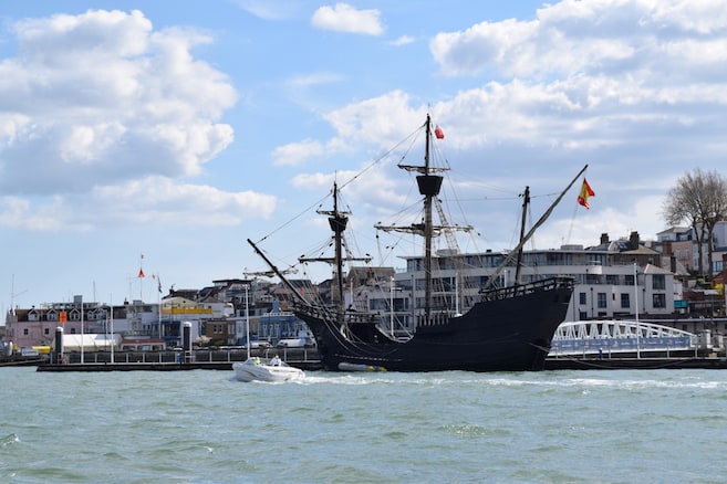 Nao Victoria at Trinity Landing Cowes