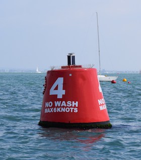 No wash - 6 knots maximum