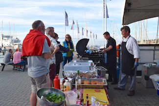Barbecue on the pier at Shepards Wharf - RTI 2015