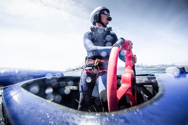 Great Britain SailGP Team helm - Olympian Dylan Fletcher