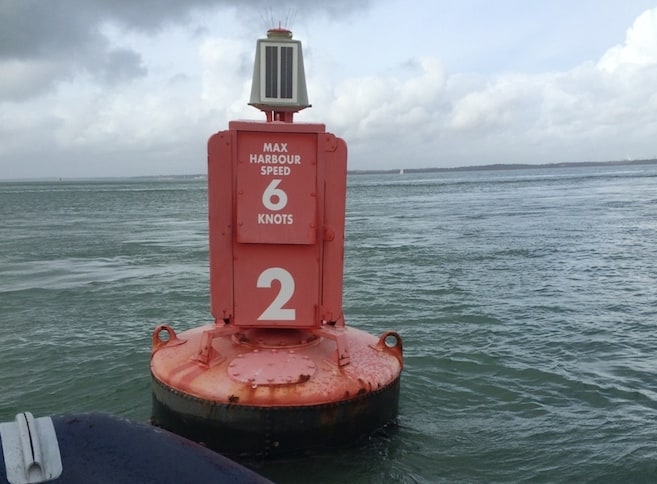 Cowes Harbour No. 2 buoy