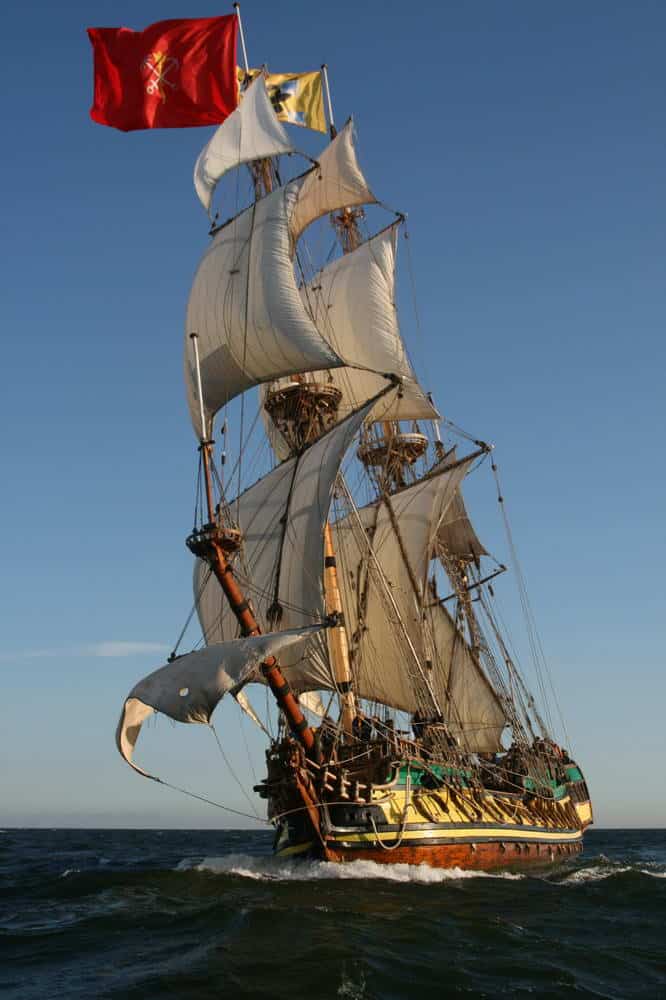 The frigate Shtandart