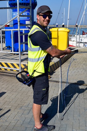 Dry Sailing Coordinator Simon Banks