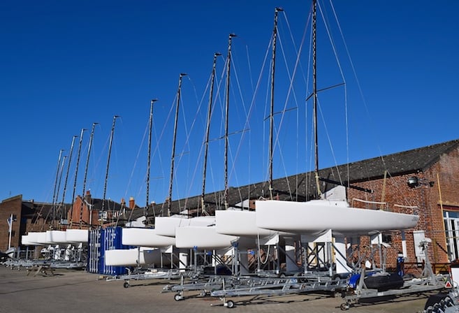 J/70s at Shepards Wharf Marina